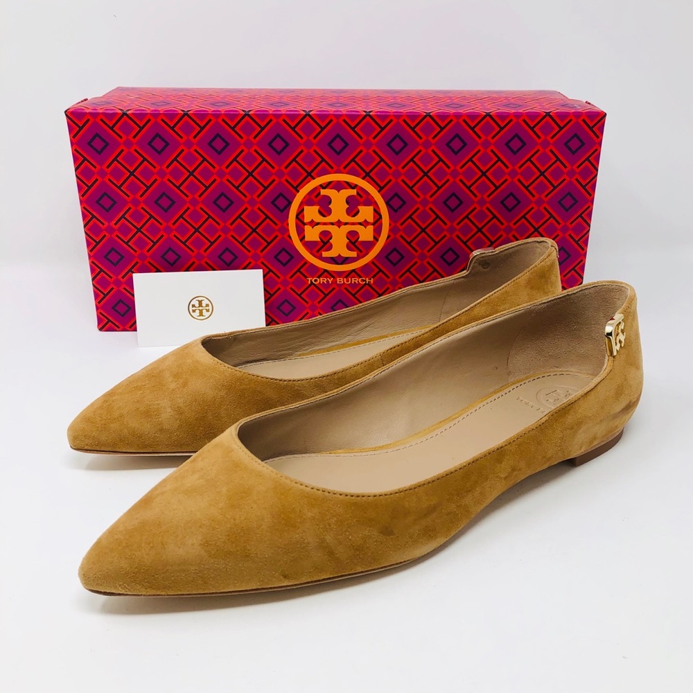 TORY BURCH POINTY TOE ELIZABETH FLAT - SZ7.5